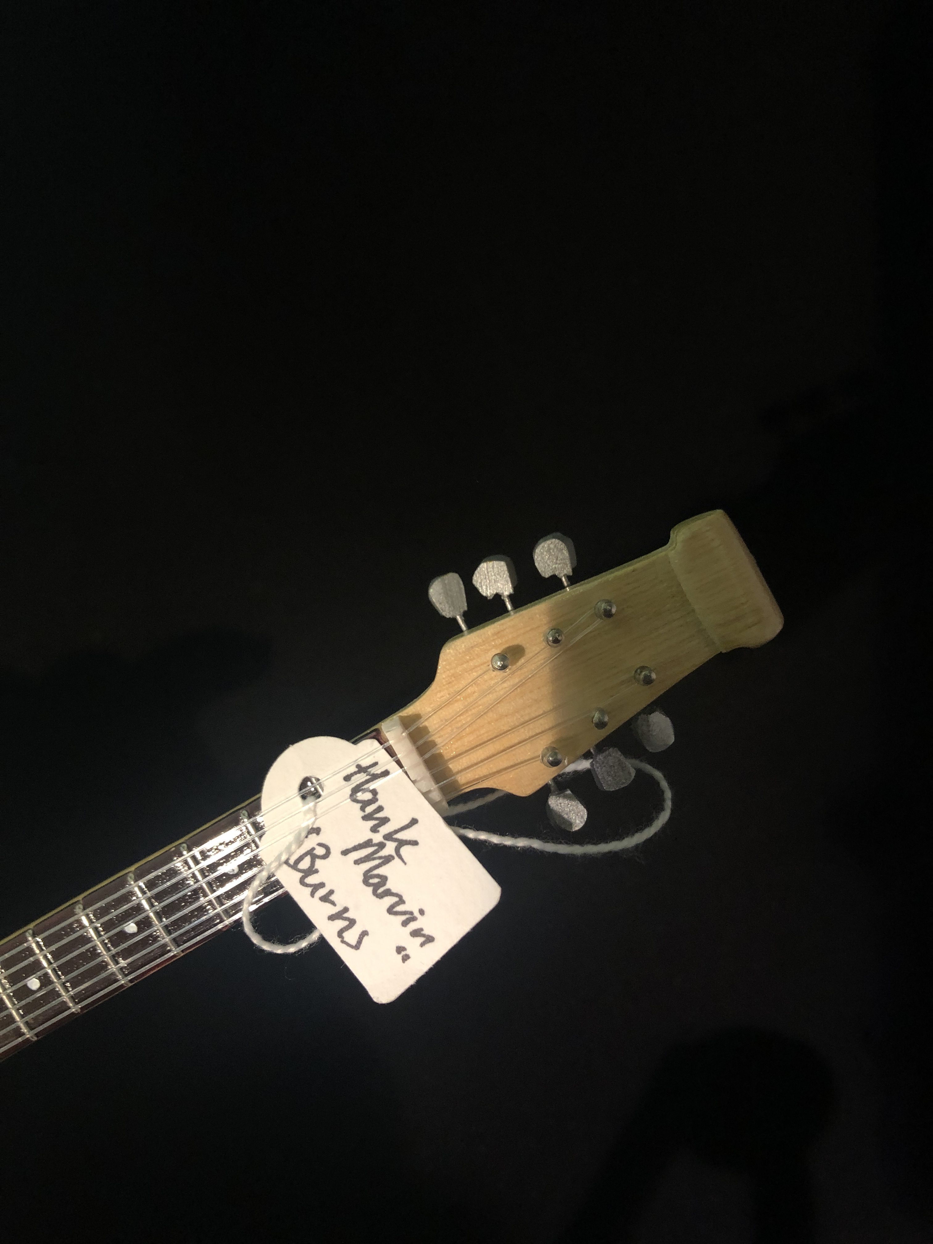 Miniature Guitar Burns Hank Marvin
