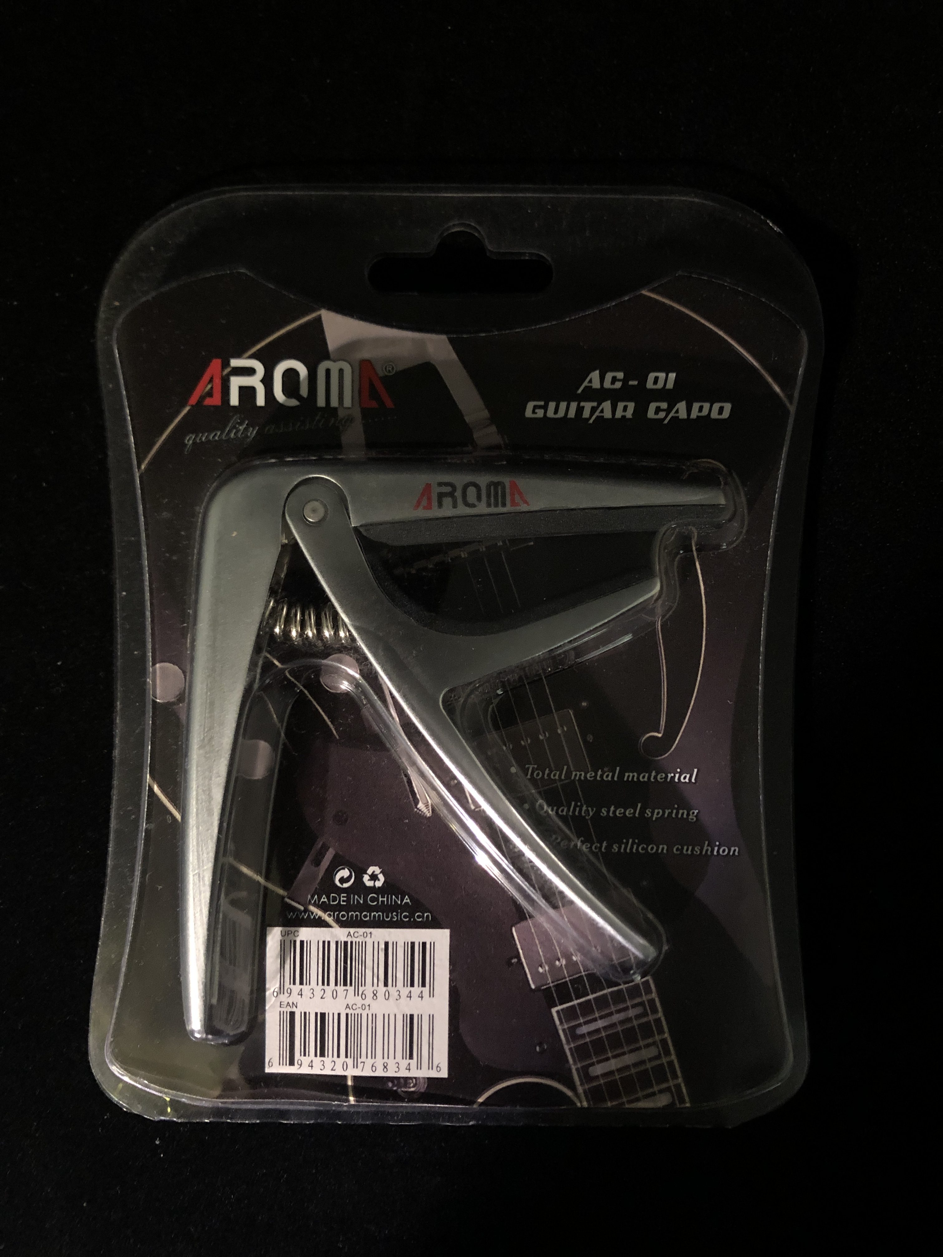 AROMA Capo Steel String AC-01 Aluminium Kaj's Guitar Store